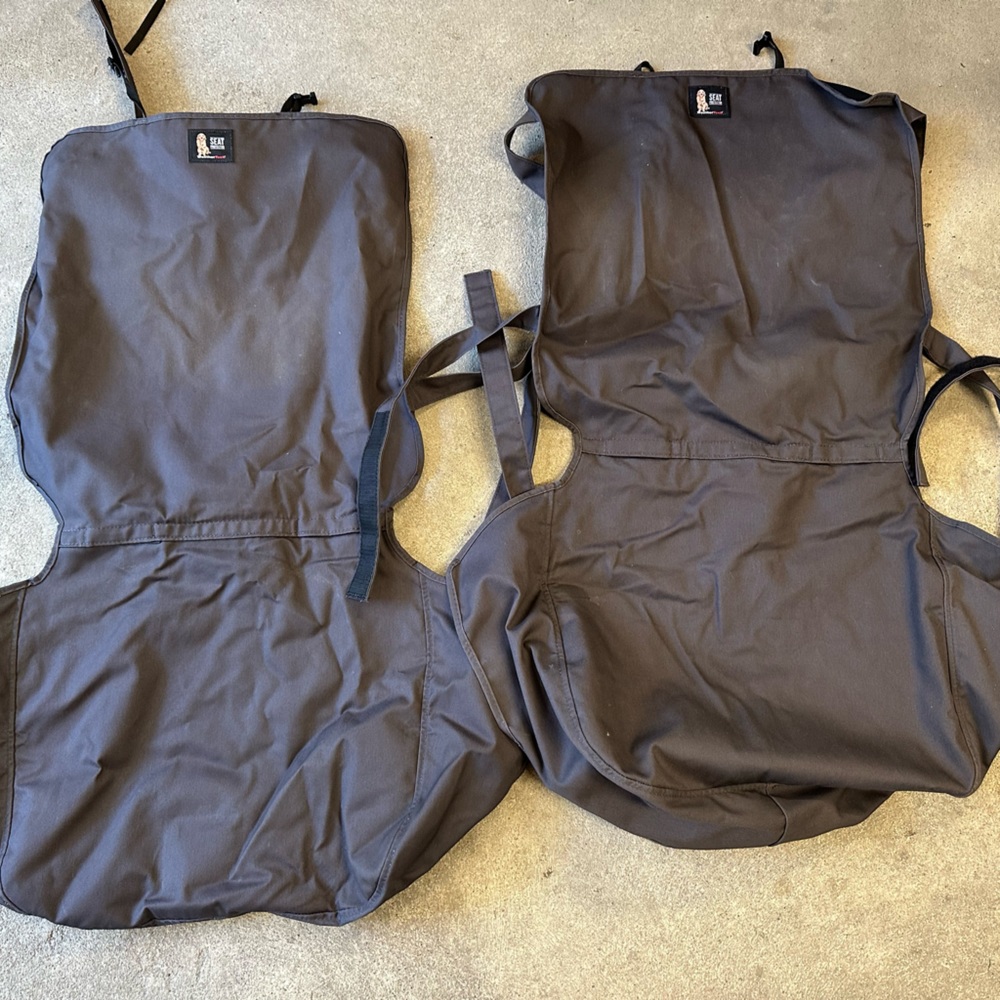 WeatherTech Subaru ascent 2nd row bucket seat covers.